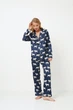 Шовкова піжама сорочка та штани Aruelle Nala pajama long L - зображення 3
