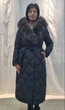 Жіноча зимова куртка Vivilona (Max Mara) 7366 Чорний, XL - зображення 1