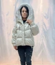 Жіноча зимова куртка Vivilona (Max Mara) M13136 Молочний, S - зображення 4