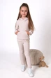 Костюм кофта штани Mevis 5303-01 ангора рубчик бежевий 104 - изображение 1