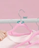 Набір Вішалки для одягу Care Life Рожевий 20 шт оксамитові - зображення 9