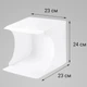 Фотобокс для предметной съёмки 24х23х22см Фотозона Лайтбокс Puluz 6 фонов - изображение 2