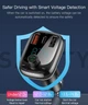 Автомобильный FM-трансмиттер (FM-модулятор) Baseus Fresh-2025 Bluetooth 5.0 MP3 c быстрой зарядкой QC4.0 PD3.0 2USB+Type-C и вольтметром - изображение 8