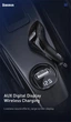 Автомобильный FM-трансмиттер (FM-модулятор) Baseus Streamer F40 AUX Bluetooth 5.0 MP3 c функцией зарядного устройства Dual-USB 3А (CCF40-01) - изображение 7