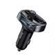 Автомобильный FM-трансмиттер (FM-модулятор) Baseus T-Complex Black (S-09) Bluetooth MP3 c функцией зарядного устройства 2-USB (3.4А) и вольтметром, декор чёрный (CCALL-TM01) - изображение 6