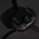 Автомобильный FM-трансмиттер (FM-модулятор) Baseus T-Complex Dark Coffee (S-09) Bluetooth MP3 c функцией зарядного устройства 2-USB (3.4А) и вольтметром, декор кофе (CCALL-TM12) - изображение 9