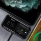 Автомобильный FM-трансмиттер (модулятор) Baseus Portable Display c мобильной панелью Bluetooth 5.0 MP3 TF-card AUX-out и функцией зарядного устройства (2USB 3.1A) с вольтметром - изображение 6
