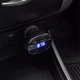Автомобільний FM-трансмітер (модулятор) Hoco E70 30W Magic Night (Bluetooth 5.0/USB/TF) із швидкою зарядкою Type-C&USB (PD3.0+QC3.0), чорний - зображення 9