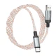 Кабель HOCO U112 Shine charging data cable USB to Type-C 1m 3A Grey (6931474788818) - изображение 5