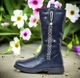 Зимние сапоги на овчине кожа для девочки WeeStep 8323 синие 37 (стелька 23,4см) - изображение 2