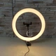 Кольцевая светодиодная Led лампа Ring Fill Light 30 cм с держателем для телефона QX-300 - изображение 6