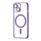 Чехол силиконовый противоударный WAVE Metal Color Case with MagSafe + защита камеры для Apple iPhone 14 Plus (6.7") Dark Purple - изображение 1