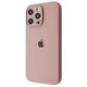 Чехол силиконовый с защитой камеры Wave Silicone Case Camera Protection для Apple iPhone 15 Pro Max pink sand - изображение 1