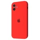 Чехол силиконовый с защитой камеры Wave Silicone Case Camera Protection для Apple iPhone 12 red - изображение 1
