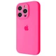 Чехол силиконовый с защитой камеры Wave Silicone Case Camera Protection для Apple iPhone 15 Pro bright pink - изображение 1