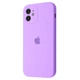 Чехол силиконовый с защитой камеры Wave Silicone Case Camera Protection для Apple iPhone 12 lilac - изображение 1