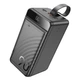 Павербанк HOCO J123D Power Bank 90000mAh/22.5W/333Wh/3USB/Type-C/Lightning/QC3.0+PD3.0 с фонариком Black - изображение 1
