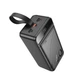 Павербанк HOCO J123C Power Bank 60000mAh/22.5W/222Wh/3USB/Type-C/Lightning с быстрой зарядкой QC3.0+PD3.0 Black - изображение 3