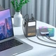 Павербанк HOCO J110 Power Bank 60000mAh/22.5W/222Wh/3USB/2Type-C/QC3.0+PD3.0 з ліхтариком Black - зображення 7