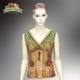 Блуза жіноча "Осіння розкіш" Michal Negrin з кристалами Swarovski, мереживом, бісером, вишивкою та квітковим принтом, ручна робота (р-L) - зображення 3