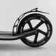 Самокат двухколесный алюминиевый Best Scooter Big Wheels черный с зелёным 93427 - изображение 6