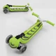 Самокат детский четырехколесный складной с подсветкой Best Scooter MAXI до 60 кг салатовый Y-00436 - изображение 6