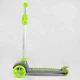 Самокат трехколесный складной с подсветкой колес и деки Best Scooter серый с салатовым LK-70111 - изображение 3