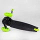 Самокат трехколесный складной с подсветкой колес и деки Best Scooter серый с салатовым LK-70111 - изображение 6