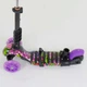 Дитячий самокат - трансформер 5 в 1 з підсвічуванням Best Scooter Сонечко 13400 фіолетовий - зображення 3