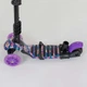Детский самокат - трансформер 5 в 1 с подсветкой Best Scooter Божья коровка 19870 фиолетовый - изображение 5