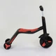 Самокат - беговел - велосипед 3 в 1 Best Scooter подсветка музыка PU колеса красный JT 28288 - изображение 3
