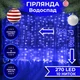 Гірлянда світлодіодна GarlandoPro 270 LED Водоcпад 3х3 м 10 ліній 8 режимів Синій 1733050BL - зображення 1