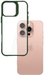 Etui 3MK Satin Armor Case+ do Apple iPhone 16 Pro Green + Transparent (5903108592727) - obraz 1