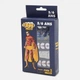 Набор детских трусов-боксеров 3 шт для мальчика Unco Boxer Y Pack3 98-104 см Bleu Unis (ROZ6501018343) - изображение 4