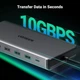 Концентратор 13in1 UGREEN CM681 Revodok Pro 4K HDMI DP, PD100W RJ45 для MacBook, Dell XPS, Thinkpad Yoga (15978) - зображення 8