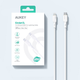 Kabel Aukey QC PD USB Type-C – Apple Lightning 1.8 m 27 W CB-SCL2 White (689323785247) - obraz 4