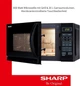 Мікрохвильова піч з грилем Sharp R642BKW 20 л 800 Вт чорний - зображення 6