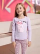 Легінси для дівчинки Fashion 54403-P 98 Рожевий - изображение 2