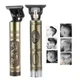 Профессиональный триммер для волос professional hair clipper T9, аккумуляторный, золотистый, зарядка от сети - изображение 4