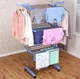 Многоярусная сушилка для белья, одежды Garment rack with wheels складная, вертикальная, 3 яруса - изображение 3