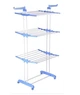 Многоярусная сушилка для белья, одежды Garment rack with wheels складная, вертикальная, 3 яруса - изображение 5