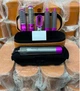 Стайлер для волосся 5 в 1 + коробка чохол HAIR BRUSH для укладання зі змінними насадками рожевий - зображення 8