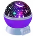Ночник-проектор звездное небо Star Master Dream QDP01 фиолетовый питание от батареек, USB, теплый свет - изображение 6