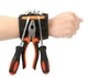 Магнитный браслет для инструментов MAGNETIC WRISTBAND черный, держатель для саморезов, наручный - изображение 7