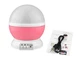 Ночник-проектор звездное небо Star Master Dream QDP01 розовый питание от батареек, USB, теплый свет - изображение 7
