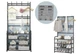 Універсальна вішалка для одягу та взуття пересувна New simple floor clothes rack 60X29.5X151 см чорна - зображення 6