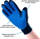 Перчатка для вычесывания шерсти True Touch, Тру Тач, Pet Glove, для кошек, собак, на правую руку, синяя - изображение 10