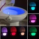 Подсветка для унитаза с датчиком движения Light Bowl TV0002043, разные цвета, питание от батареек - изображение 1