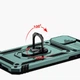 Чохол Fiji Camera Defence для Apple iPhone SE (2020) бампер із захистом камери та підставкою Green - зображення 2