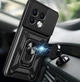 Чехол Fiji Camera Defence для OnePlus Ace 2 бампер с защитой камеры и подставкой Black - изображение 4